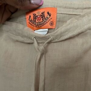 High waisteded juicy couture khaki beach skirt